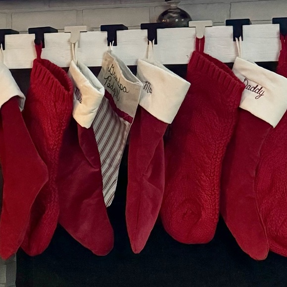 NEW Hearth & Hand red knit Christmas stocking - Picture 6 of 6